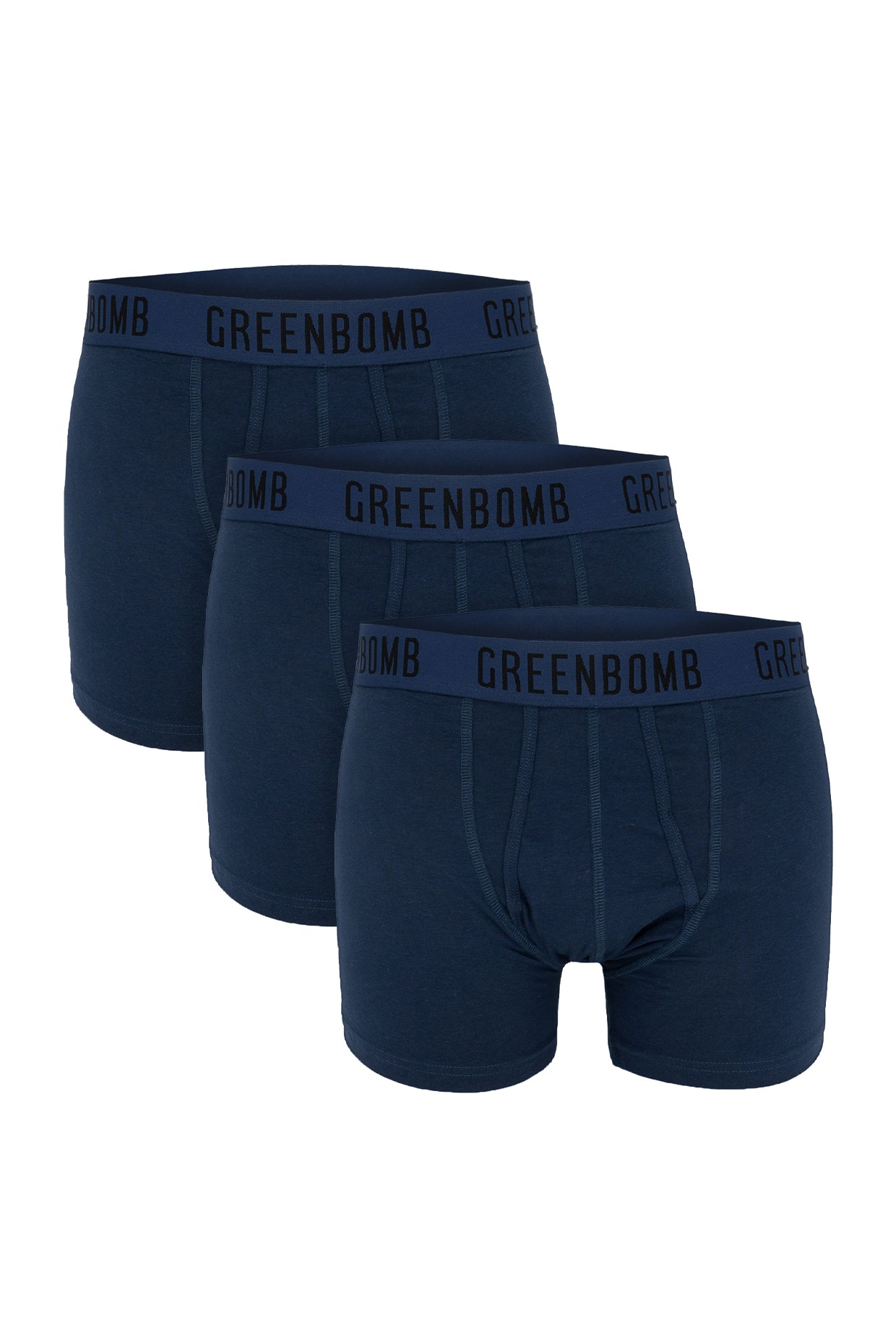 Navy: Gemütliche Trunk aus Bio-Baumwoll Mix für Herren [22468]