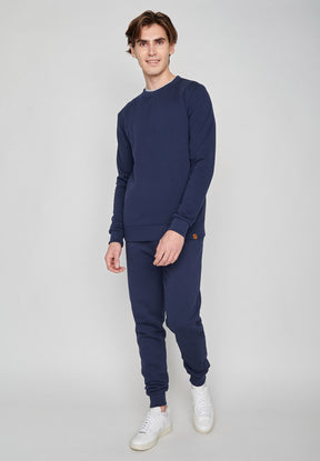 Navy: Gemütliches Sweatshirt aus Bio-Baumwolle für Herren [84]