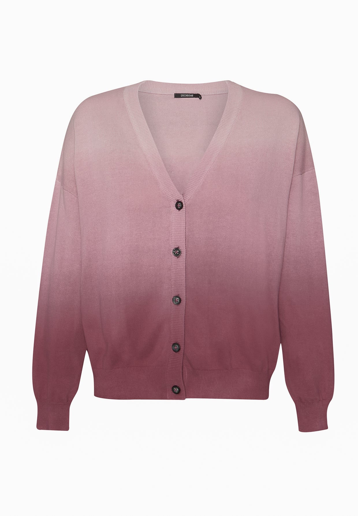 Basic Chic Gemütliche Strickjacke aus Bio-Baumwolle