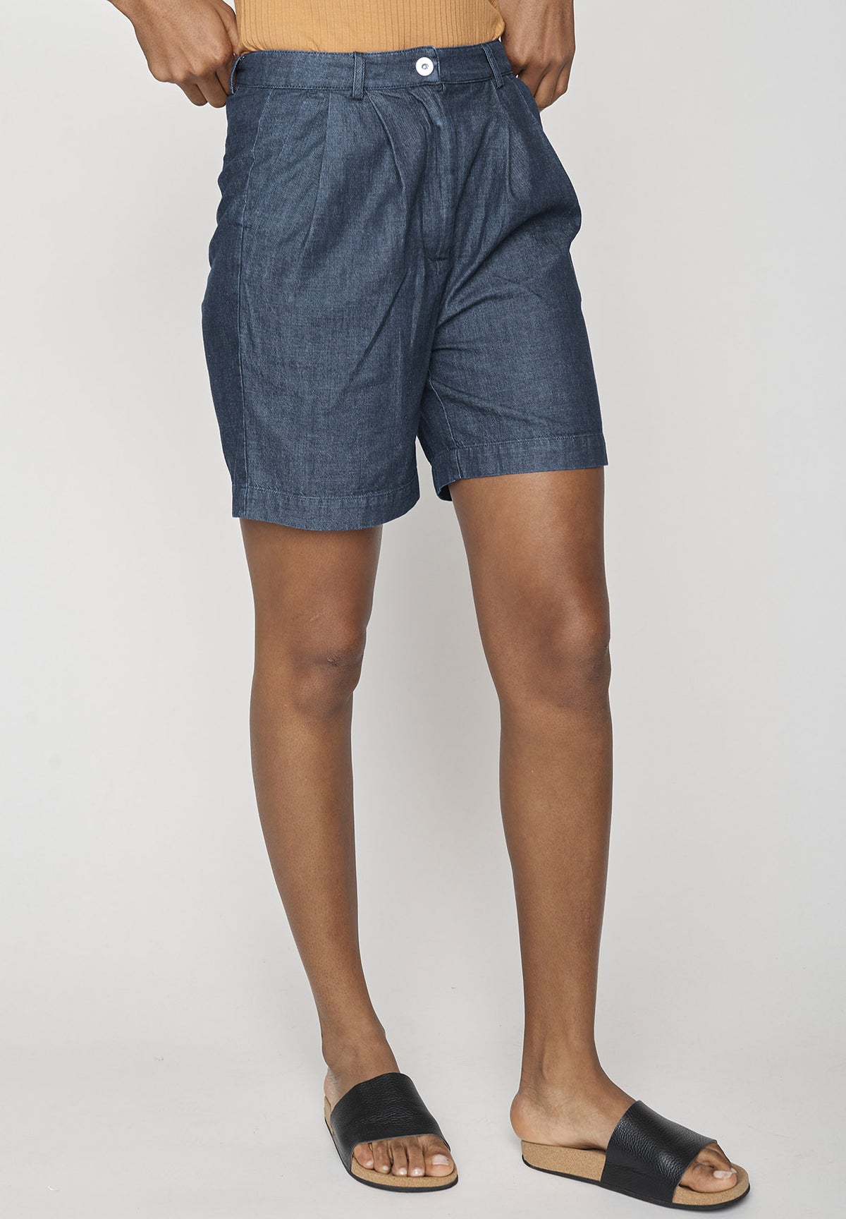 Light Denim: Sommerliche Hose aus Bio-Baumwolle für Damen [8583]