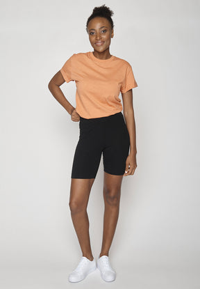 Black: Sportliche Leggings aus Bio-Baumwolle für Damen [8601]