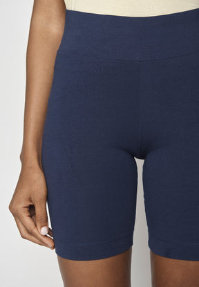 Navy: Sportliche Leggings aus Bio-Baumwolle für Damen [8604]