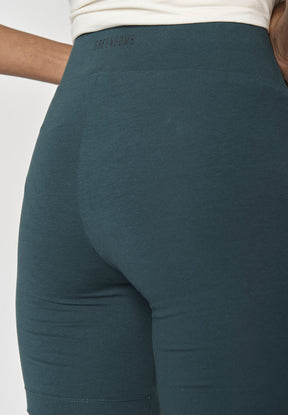 Grün:  Sportliche Leggings aus Bio-Baumwolle für Damen [8609]