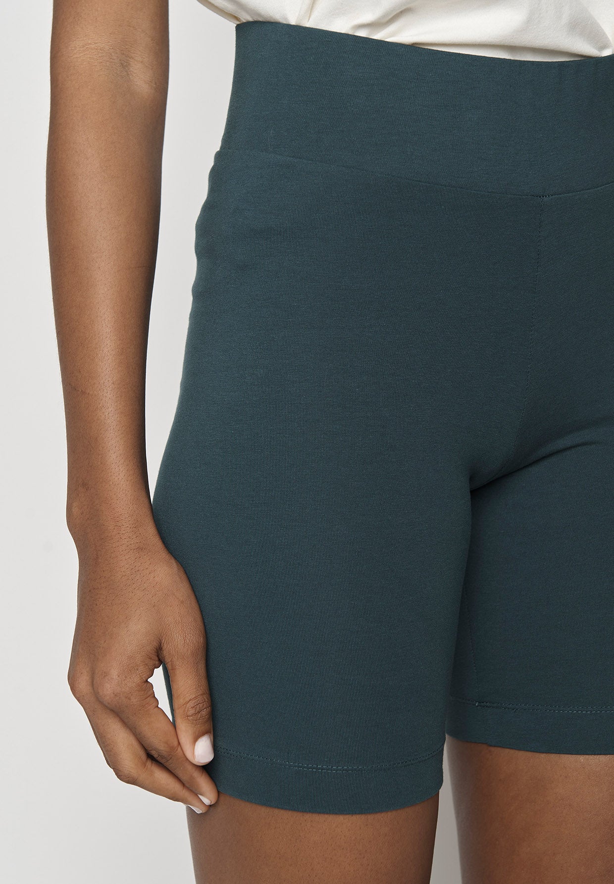Grün:  Sportliche Leggings aus Bio-Baumwolle für Damen [8610]