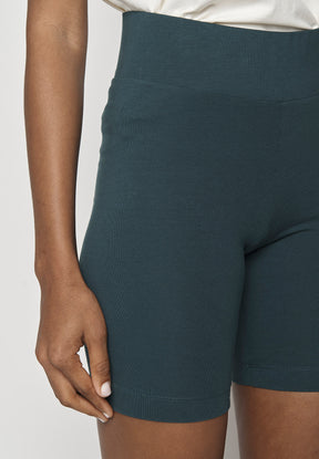 Grün:  Sportliche Leggings aus Bio-Baumwolle für Damen [8610]