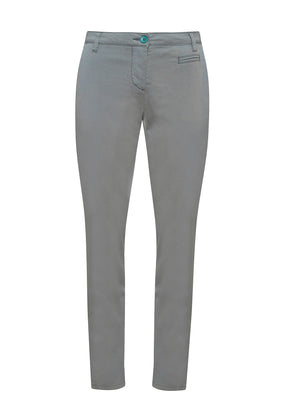 Grün:  Gemütliche Chino aus Bio-Baumwoll Mix für Damen [8631]
