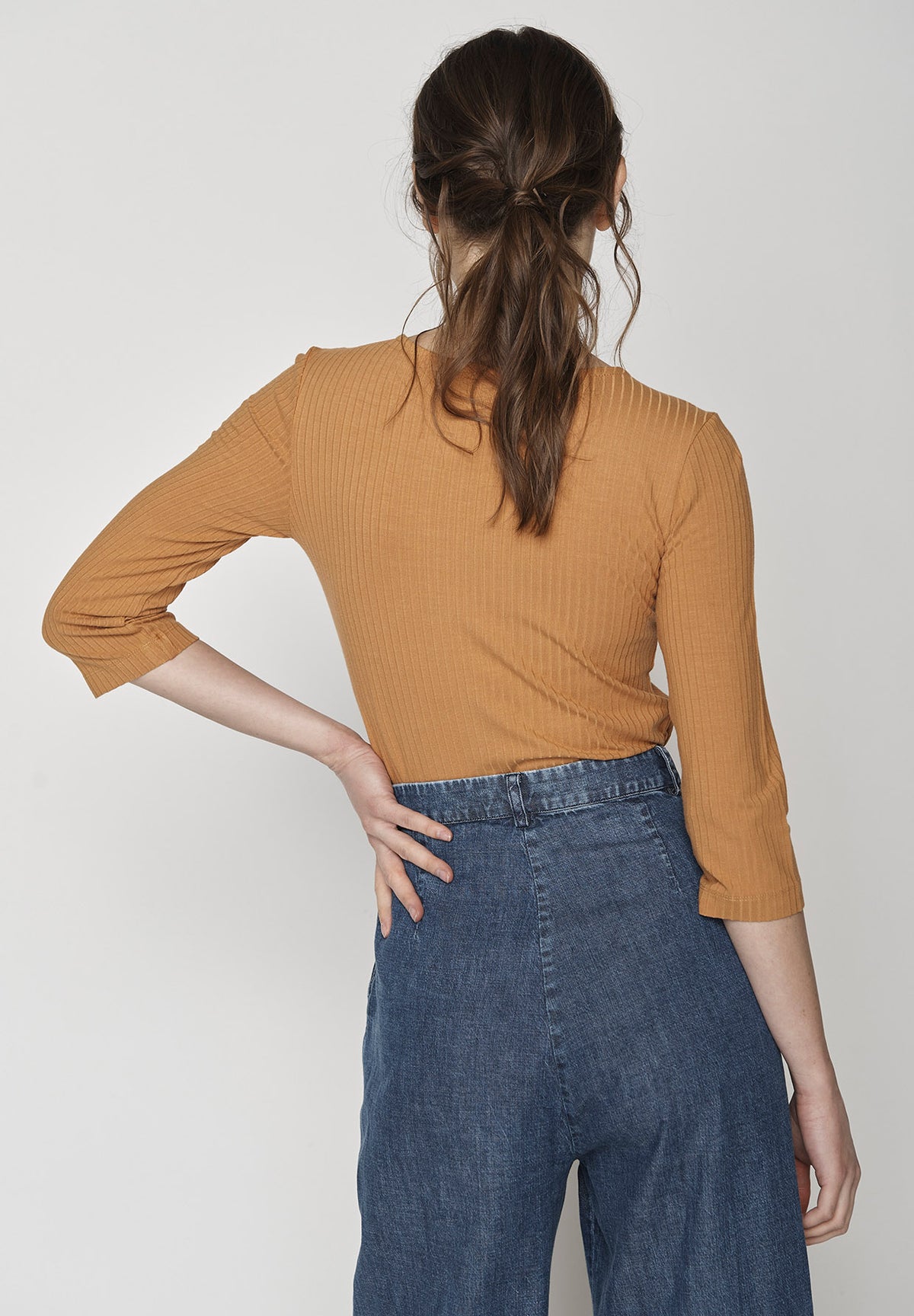 Hazel: Sportliches Longsleeve aus LENZING™ TENCEL™ Mix für Damen [8637]