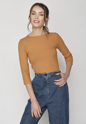 Hazel: Sportliches Longsleeve aus LENZING™ TENCEL™ Mix für Damen [8640]