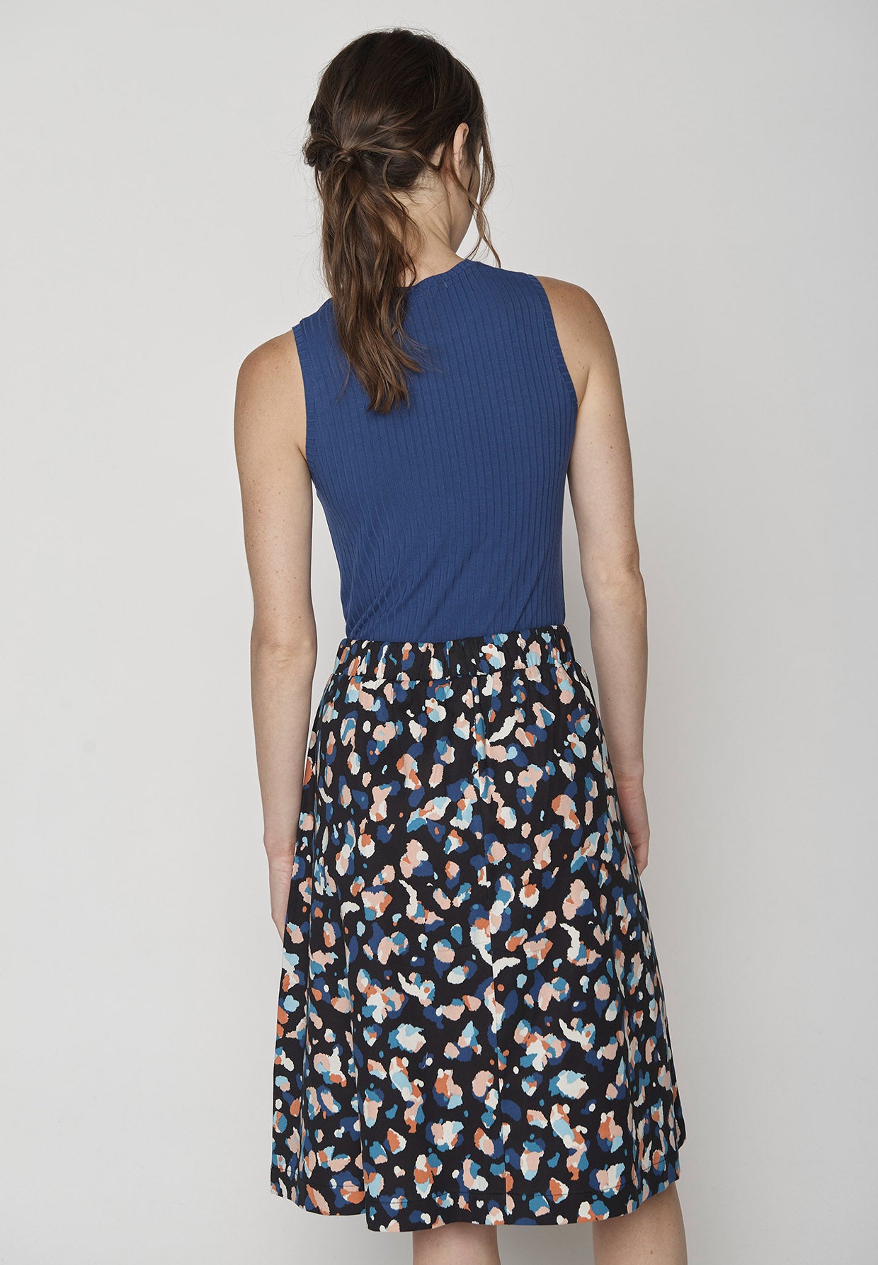 Ocean Blue: Sportliches Top aus LENZING™ TENCEL™ Mix für Damen [8667]