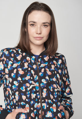 Color Blob: Moderne Bluse aus Viskose (LENZING™ ECOVERO™) für Damen [8722]