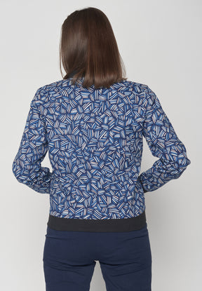 Rope Stroke: Moderne Bluse aus Viskose (LENZING™ ECOVERO™) für Damen [8725]