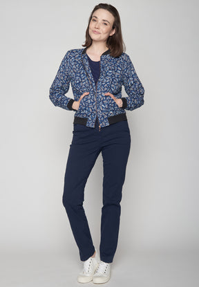 Rope Stroke: Moderne Bluse aus Viskose (LENZING™ ECOVERO™) für Damen [8727]