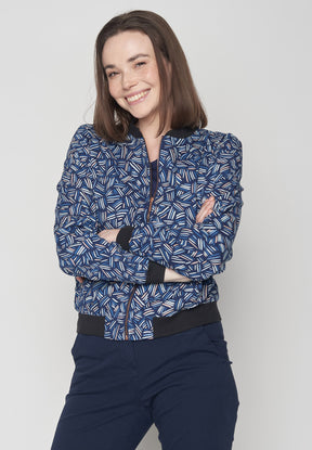 Rope Stroke: Moderne Bluse aus Viskose (LENZING™ ECOVERO™) für Damen [8728]