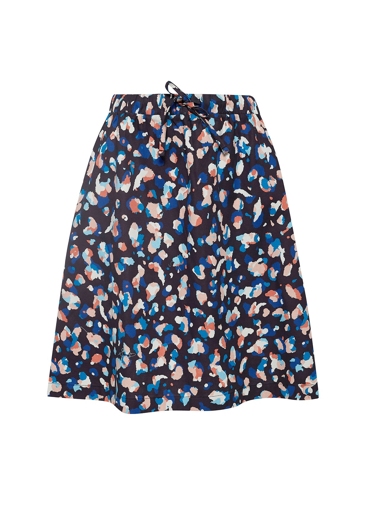 Color Blob: Eleganter Rock aus LENZING™ TENCEL™ für Damen [8733]