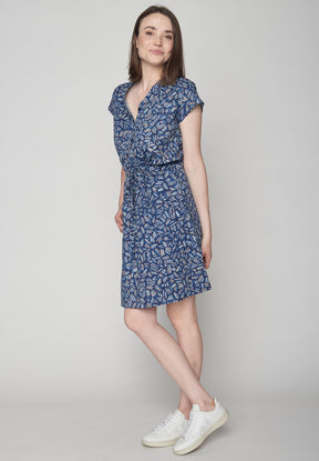 Rope Stroke: Elegantes Kleid aus Bio-Baumwolle für Damen [8751]