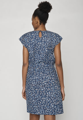 Rope Stroke: Elegantes Kleid aus LENZING™ ECOVERO™ Mix für Damen [8765]