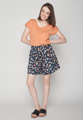 Color Blob: Lässige Shorts aus LENZING™ TENCEL™ für Damen [8795]