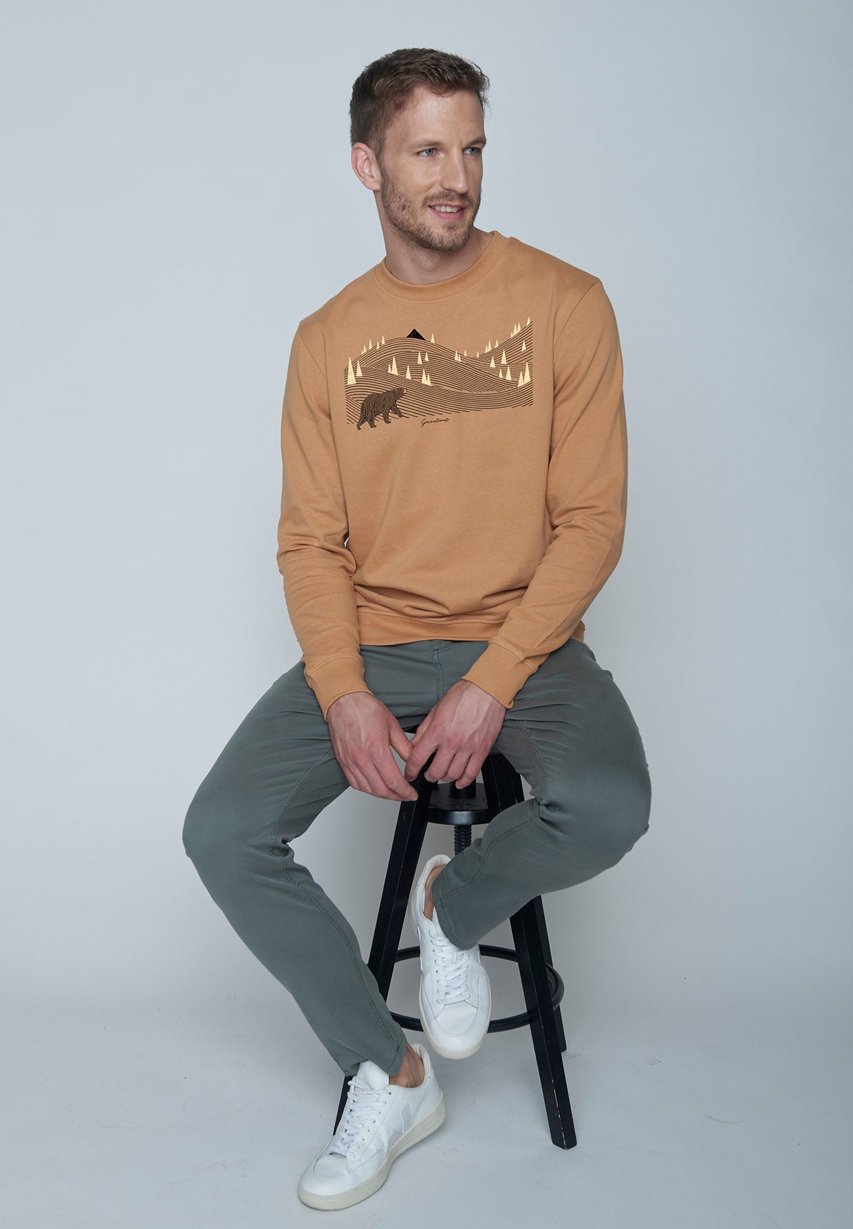Hazel: Gemütliches Sweatshirt aus Bio-Baumwolle für Herren [8827]