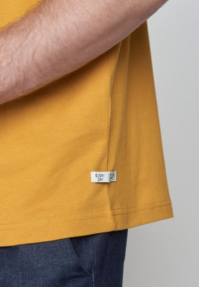 Ochre: Lässiges T-Shirt aus Bio-Baumwolle für Herren [8830]