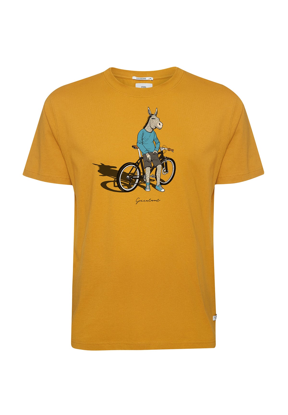 Ochre: Lässiges Oversize-T-Shirt aus Bio-Baumwolle für Herren [8832]