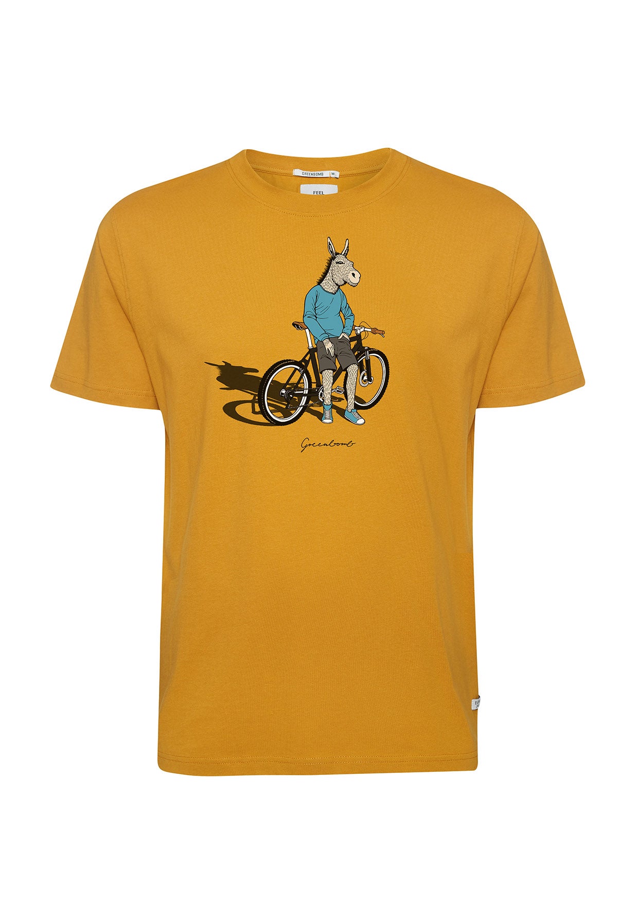 Ochre: Lässiges T-Shirt aus Bio-Baumwolle für Herren [8832]