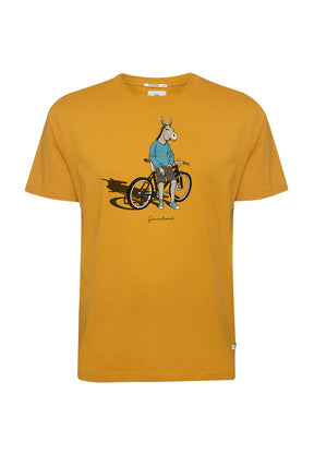 Ochre: Lässiges T-Shirt aus Bio-Baumwolle für Herren [8832]