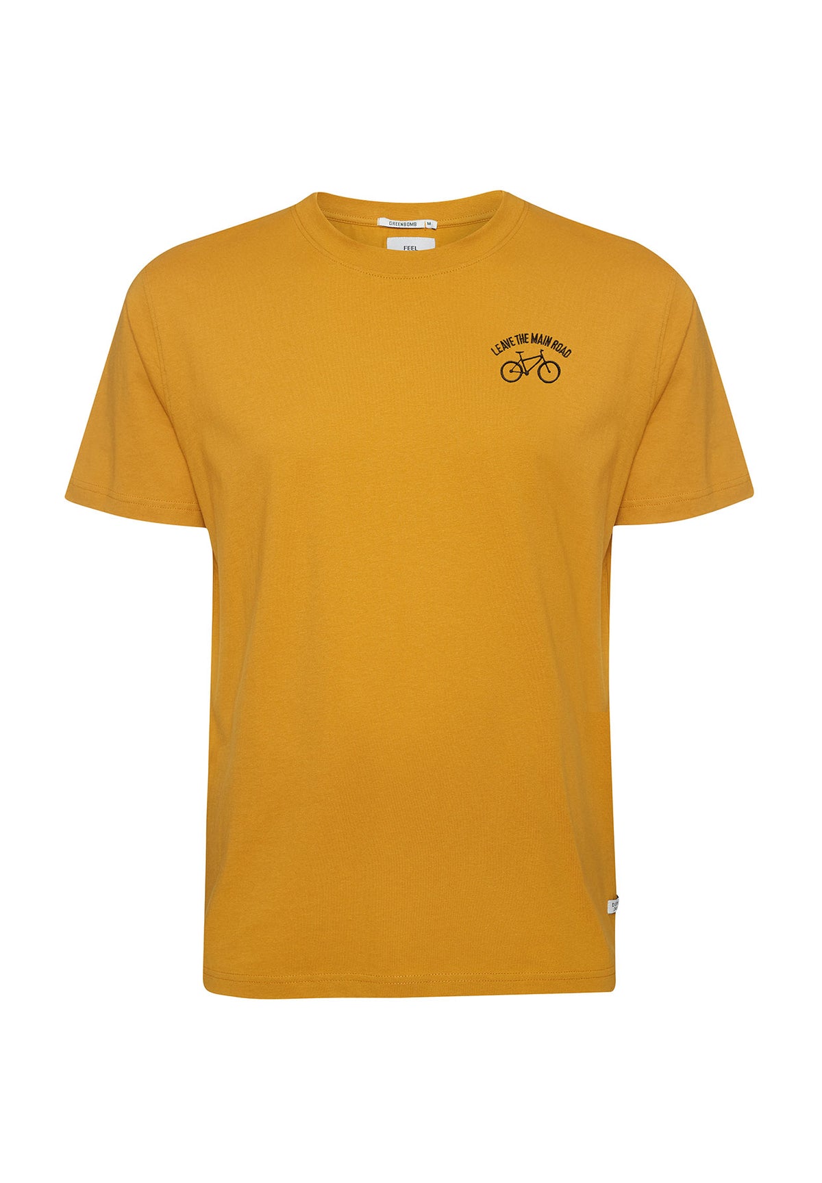 Ochre: Lässiges Oversize-T-Shirt aus Bio-Baumwolle für Herren [8935]