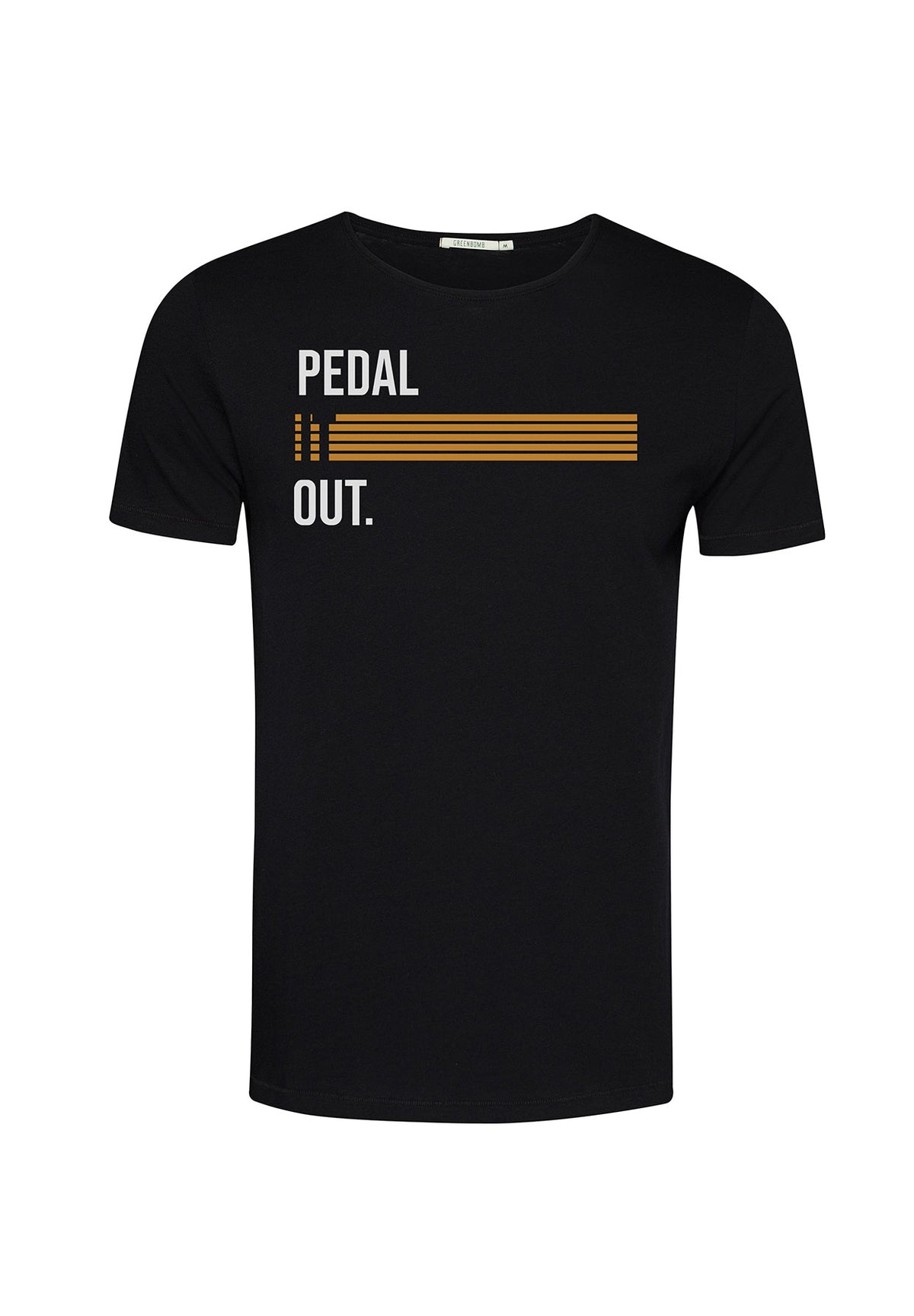 Black: Sportliches T-Shirt aus Bio-Baumwolle für Herren [8981]