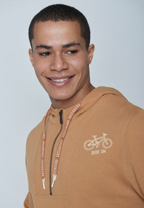 Hazel: Lässiger Half-Zip aus Bio-Baumwolle für Herren [8997]