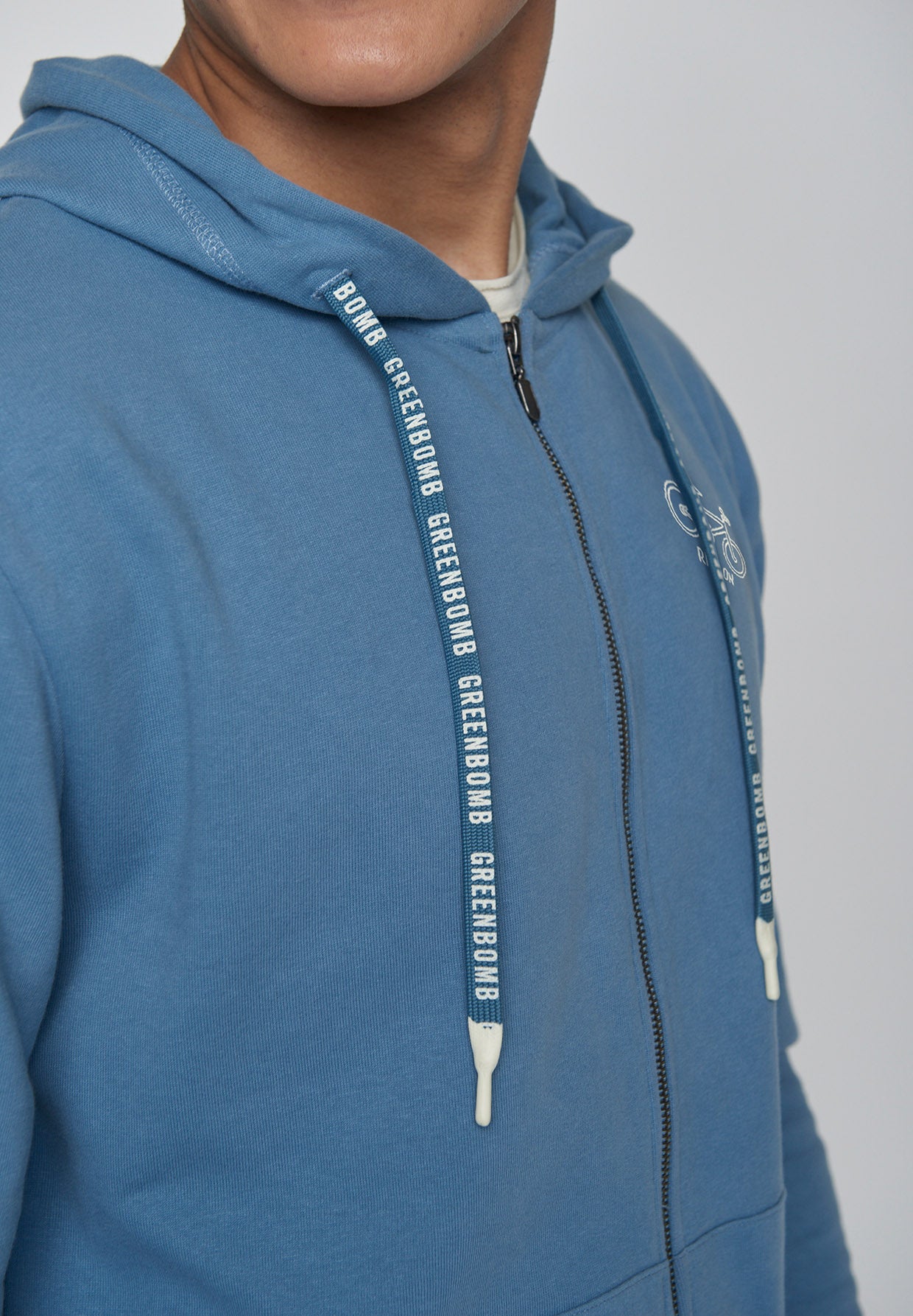 Lagoon: Entspannte Zipjacke aus Bio-Baumwolle für Herren [9004]