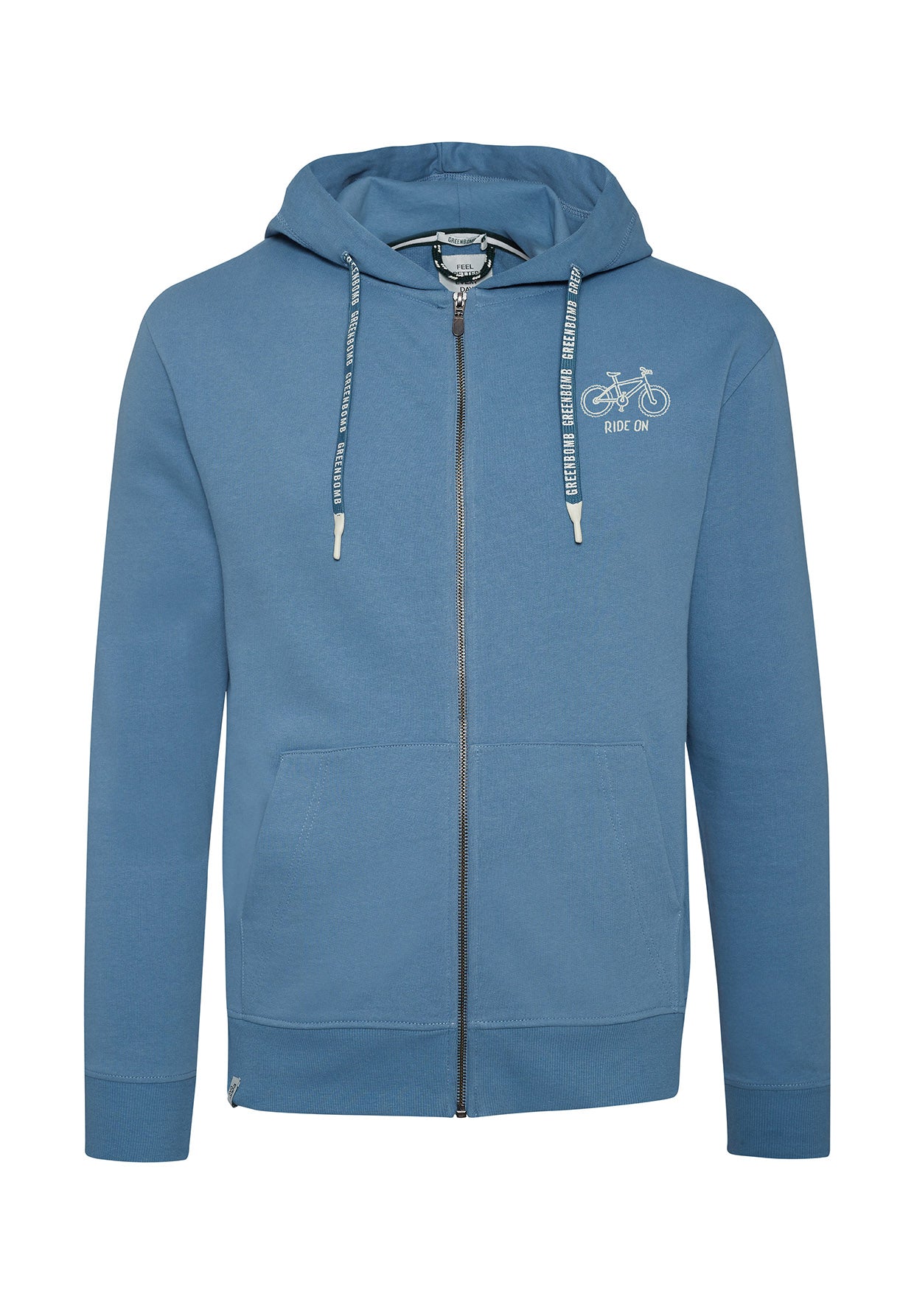 Lagoon: Entspannte Zipjacke aus Bio-Baumwolle für Herren [9006]