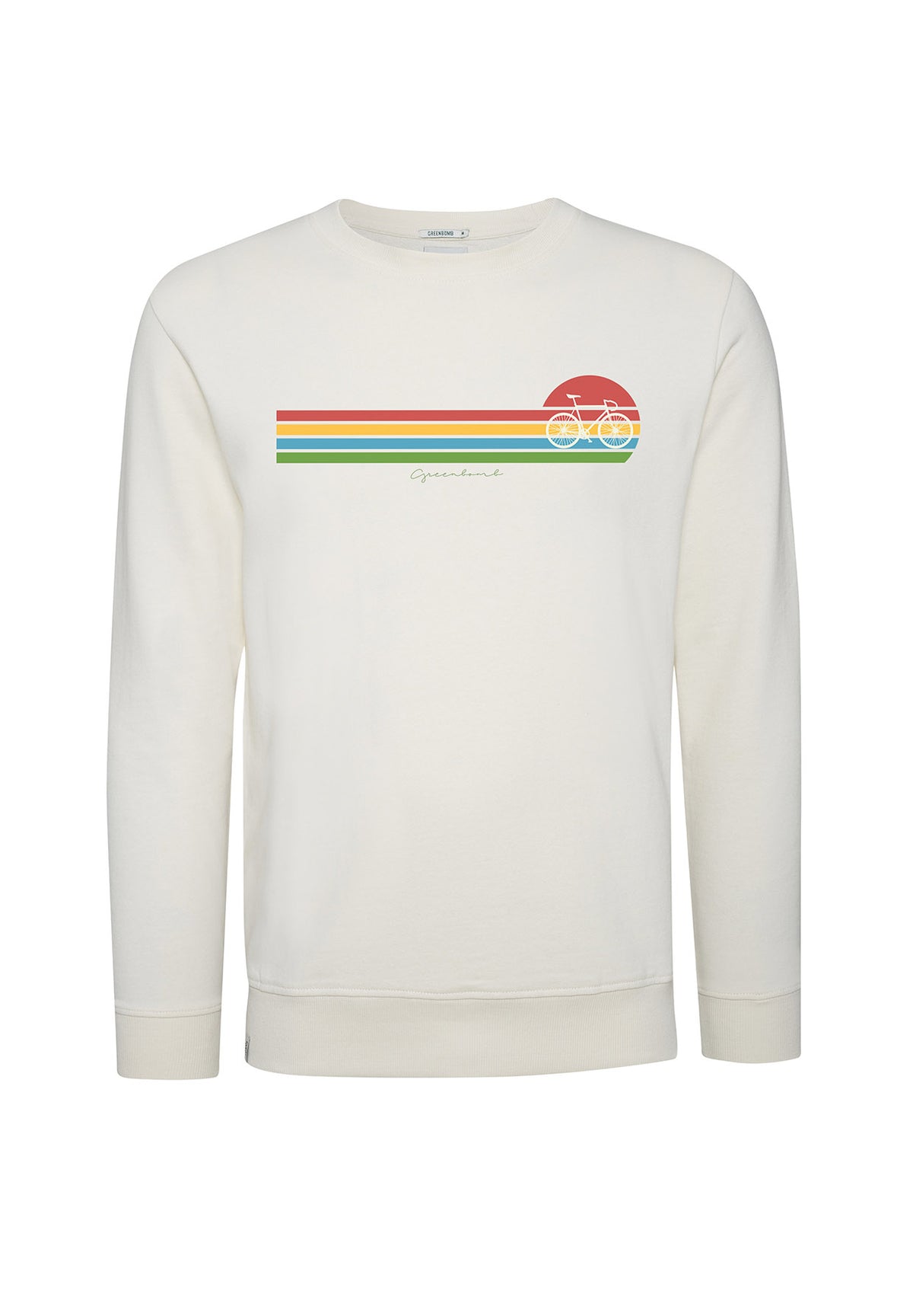 Creme White: Gemütliches Sweatshirt aus Bio-Baumwolle für Herren [9064]