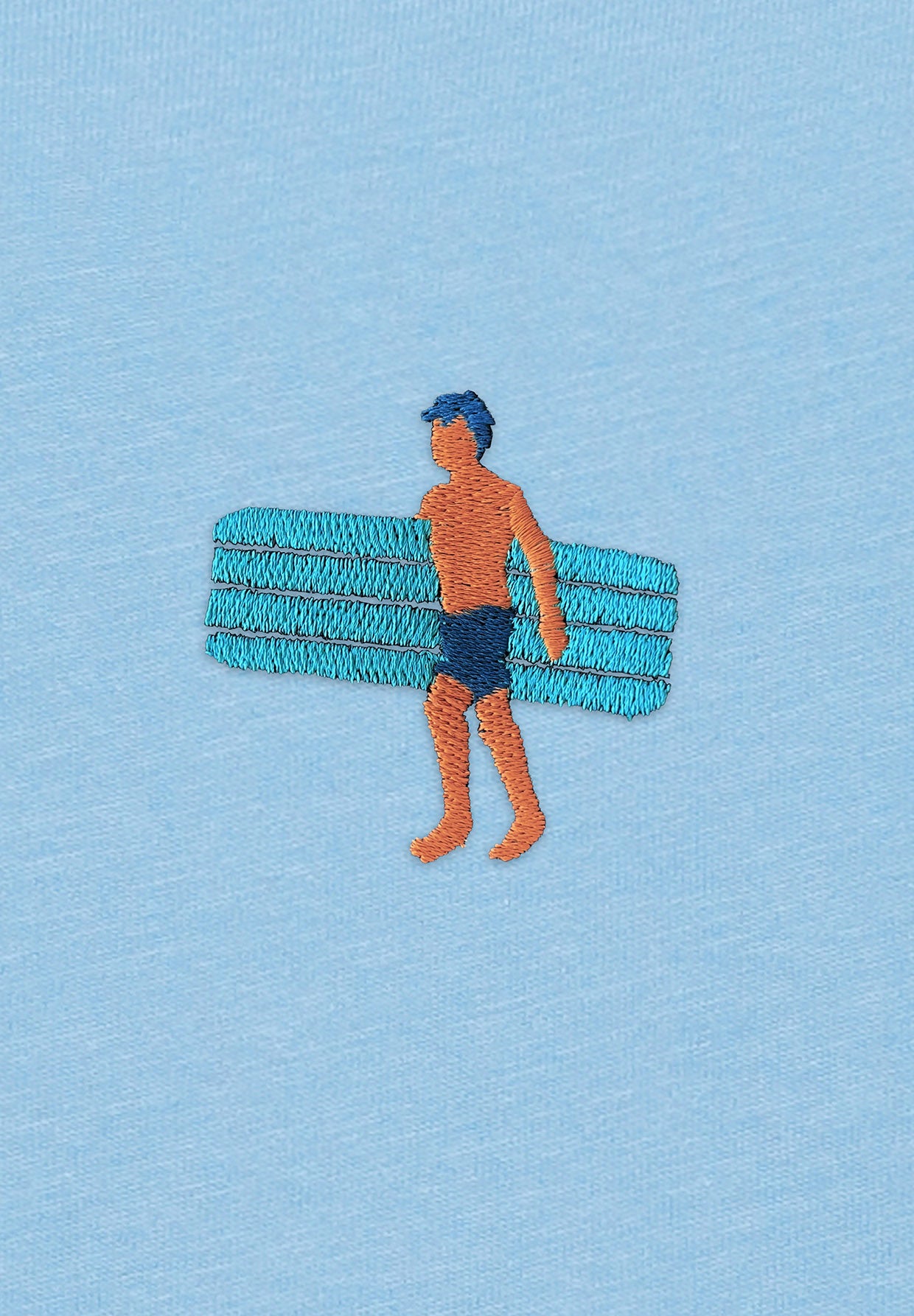 Slate Blue: Sommerliches Tanktop aus Bio-Baumwolle für Herren [9076]