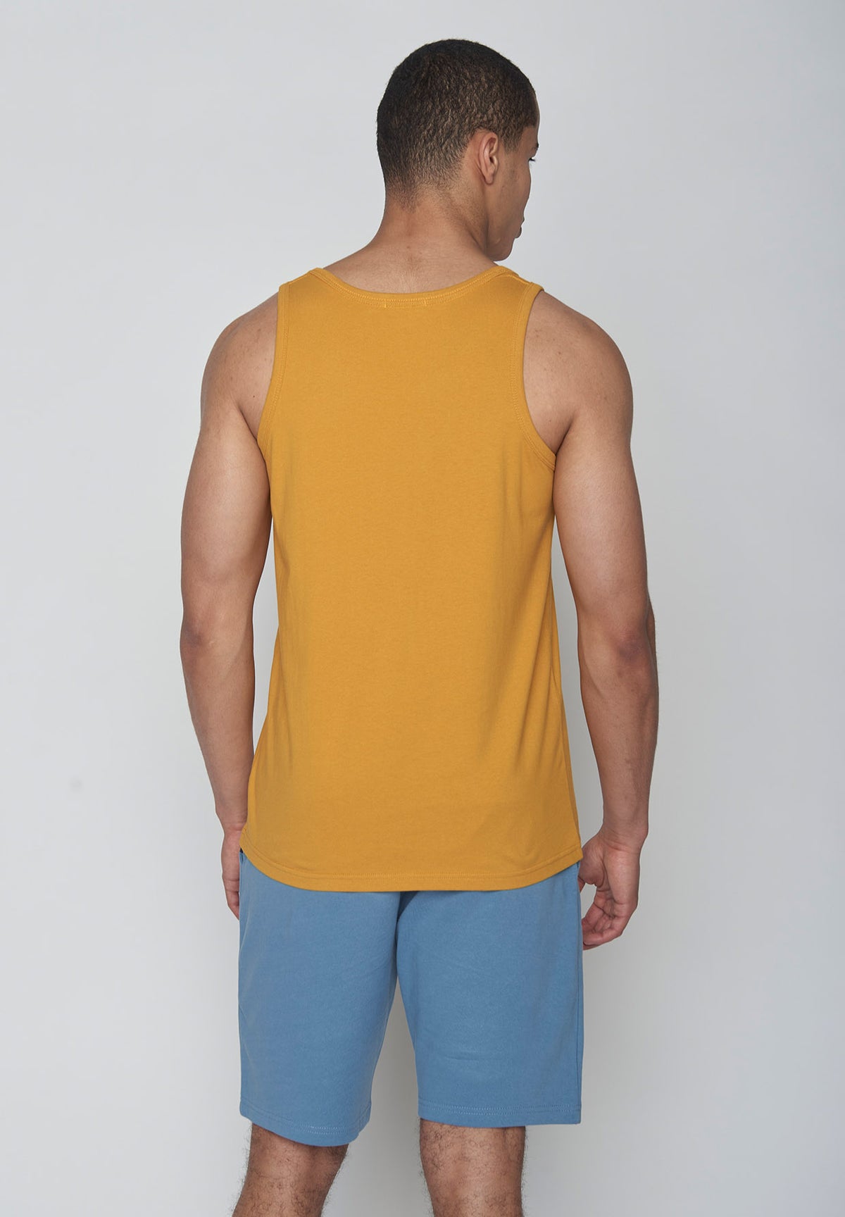 Ochre: Sommerliches Tanktop aus Bio-Baumwolle für Herren [9098]