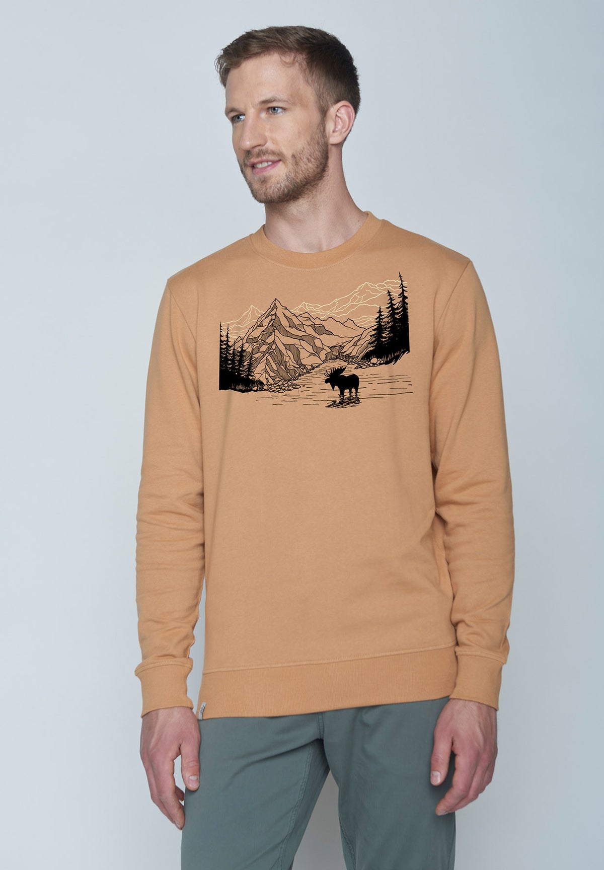 Hazel: Gemütliches Sweatshirt aus Bio-Baumwolle für Herren [9173]