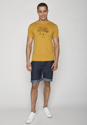Ochre: Sportliches T-Shirt aus Bio-Baumwolle für Herren [9207]