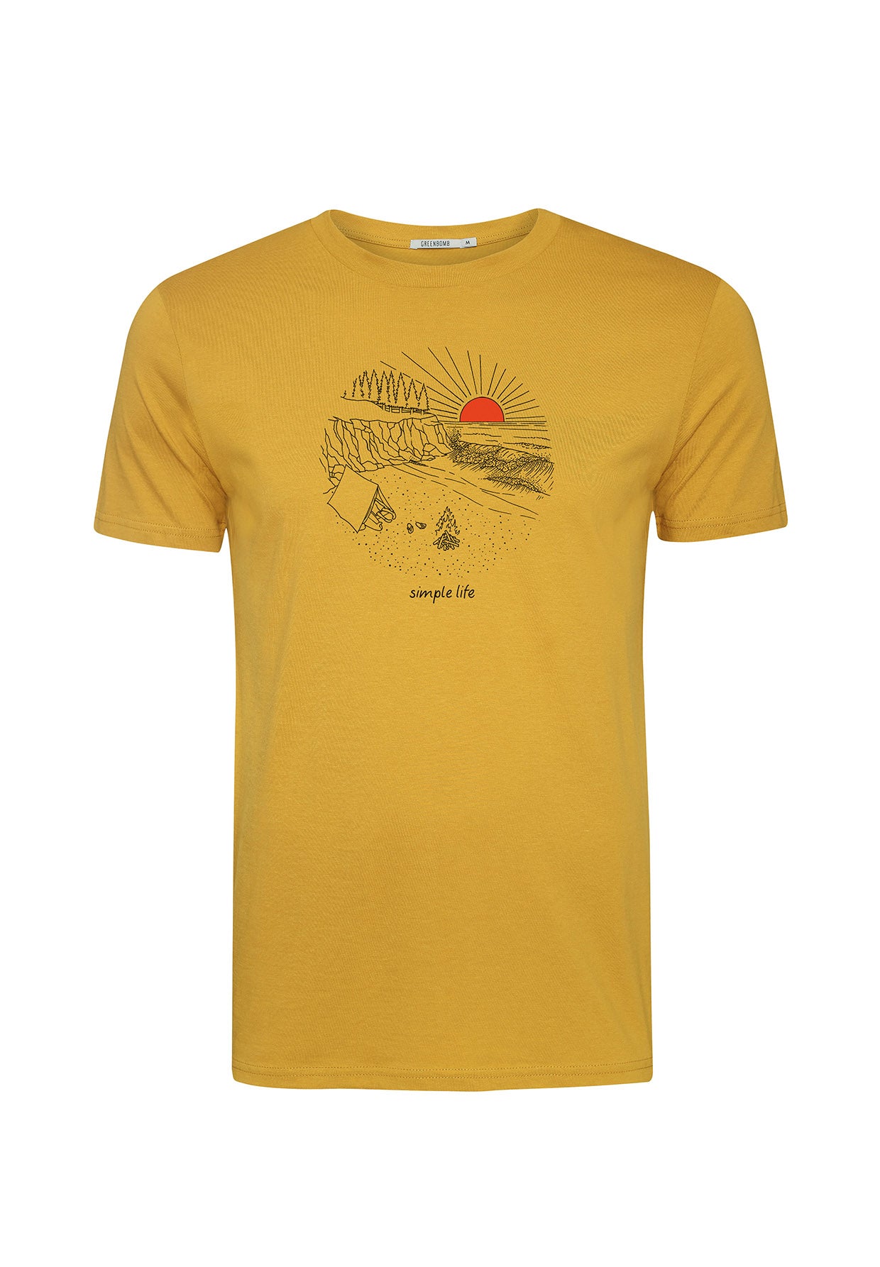 Ochre: Sportliches T-Shirt aus Bio-Baumwolle für Herren [9208]