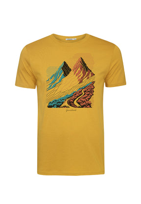 Ochre: Sportliches T-Shirt aus Bio-Baumwolle für Herren [9230]
