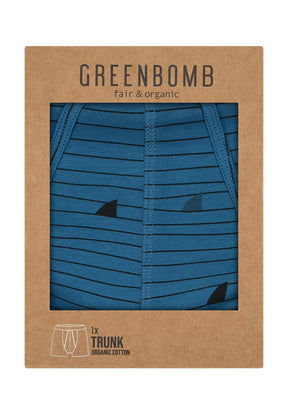 Blue Stone: Gemütliche Trunk aus Bio-Baumwoll Mix für Herren [9262]