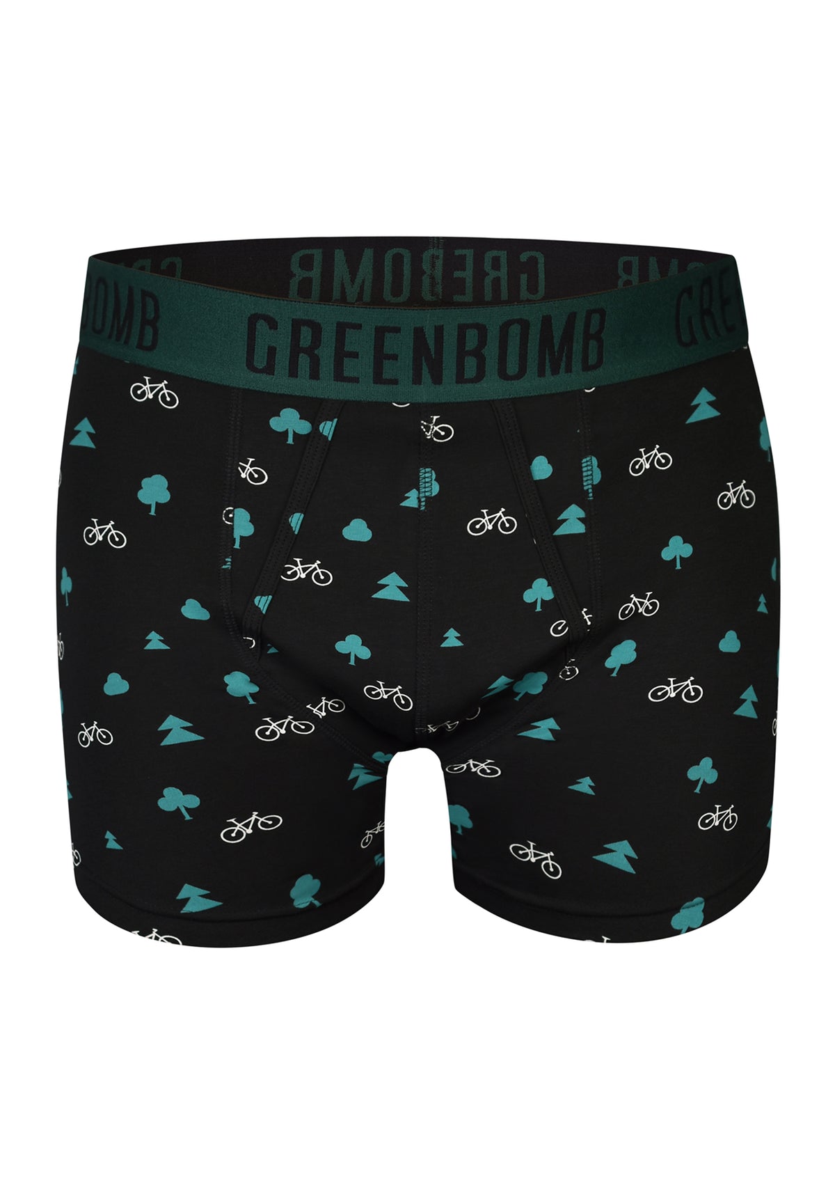 Black: Gemütliche Trunk aus Bio-Baumwoll Mix für Herren [9267]