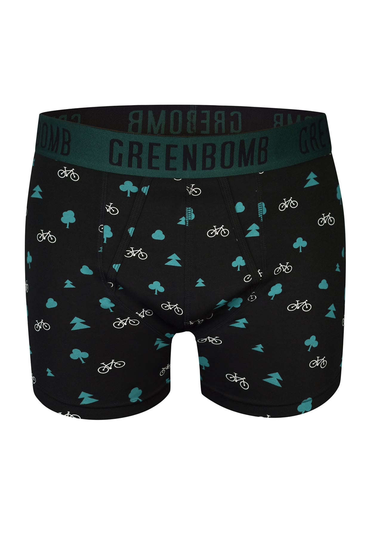 Black: Gemütliche Trunk aus Bio-Baumwoll Mix für Herren [9267]