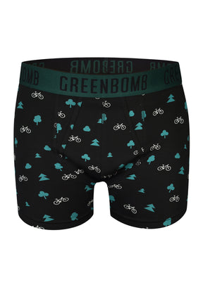 Black: Gemütliche Trunk aus Bio-Baumwoll Mix für Herren [9267]