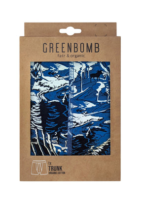 Black: Gemütliche Trunk aus Bio-Baumwoll Mix für Herren [9270]