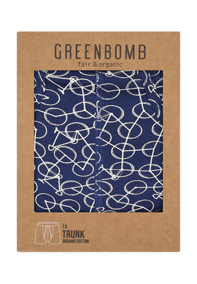 Navy: Gemütliche Trunk aus Bio-Baumwoll Mix für Herren [9272]