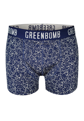 Navy: Gemütliche Trunk aus Bio-Baumwoll Mix für Herren [9273]