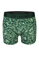 Dark Green: Figurbetonte Trunk aus Bio-Baumwoll Mix für Herren [9275]