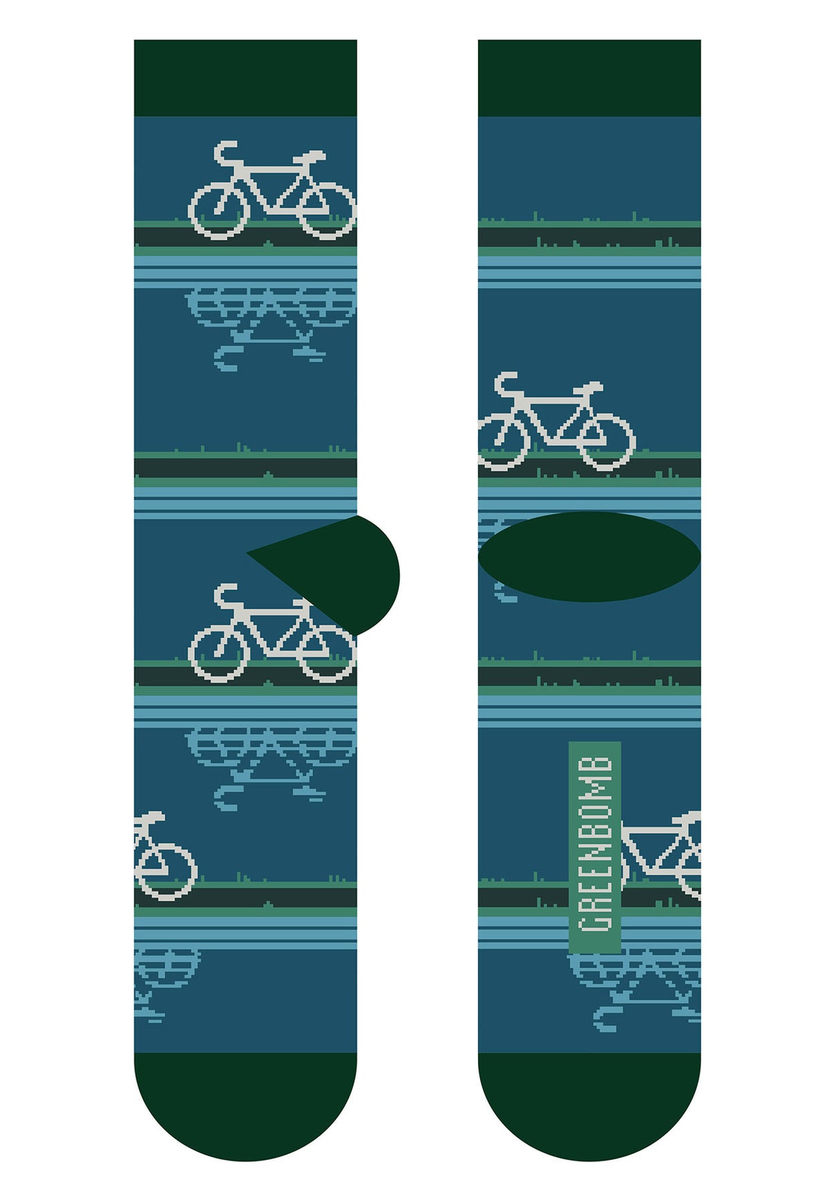 Sailor Blue: Lässige Socken aus Bio-Baumwoll Mix für Unisex [9301]
