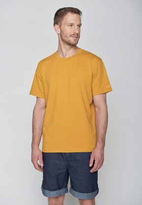 Ochre: Lässiges Oversize-T-Shirt aus Bio-Baumwolle für Herren [9345]