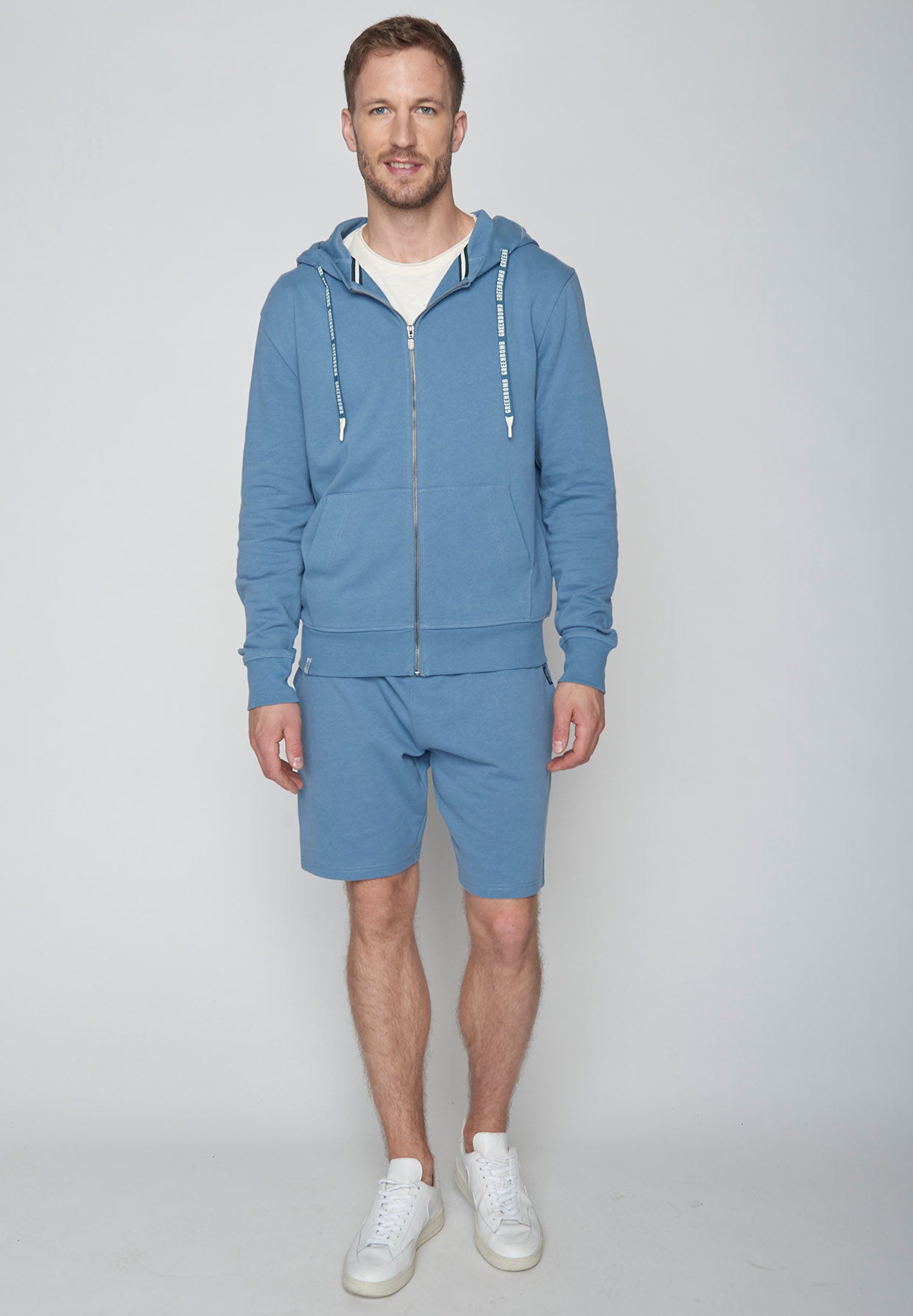 Lagoon: Sommerliche Sweat-Hose aus Bio-Baumwolle für Herren [9399]