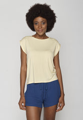 Lemon: Lässiges Shirt aus LENZING™ TENCEL™ Mix für Damen [9450]